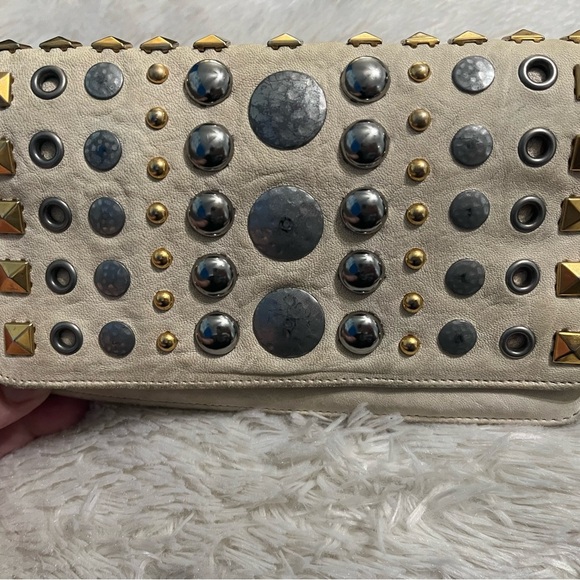 Miu Miu Cream Studded Women's Bag - Picture 3 of 16